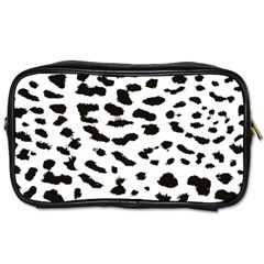 Black And White Leopard Dots Jaguar Toiletries Bag (one Side) by ConteMonfrey