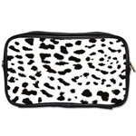 Black and white Leopard dots Jaguar Toiletries Bag (Two Sides) Front