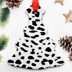 Black And White Leopard Dots Jaguar Ornament (christmas Tree) 