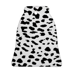 Black And White Leopard Dots Jaguar Ornament (bell) by ConteMonfrey