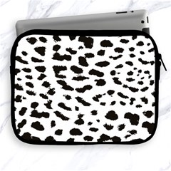 Black And White Leopard Dots Jaguar Apple Ipad 2/3/4 Zipper Cases by ConteMonfrey