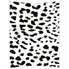 Black And White Leopard Dots Jaguar Back Support Cushion by ConteMonfrey