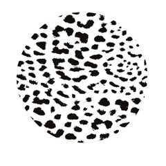 Black And White Leopard Dots Jaguar Mini Round Pill Box (pack Of 3) by ConteMonfrey