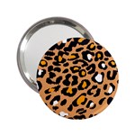 Leopard Jaguar dots 2.25  Handbag Mirrors Front