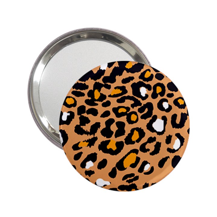 Leopard Jaguar dots 2.25  Handbag Mirrors