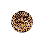 Leopard Jaguar dots Golf Ball Marker Front