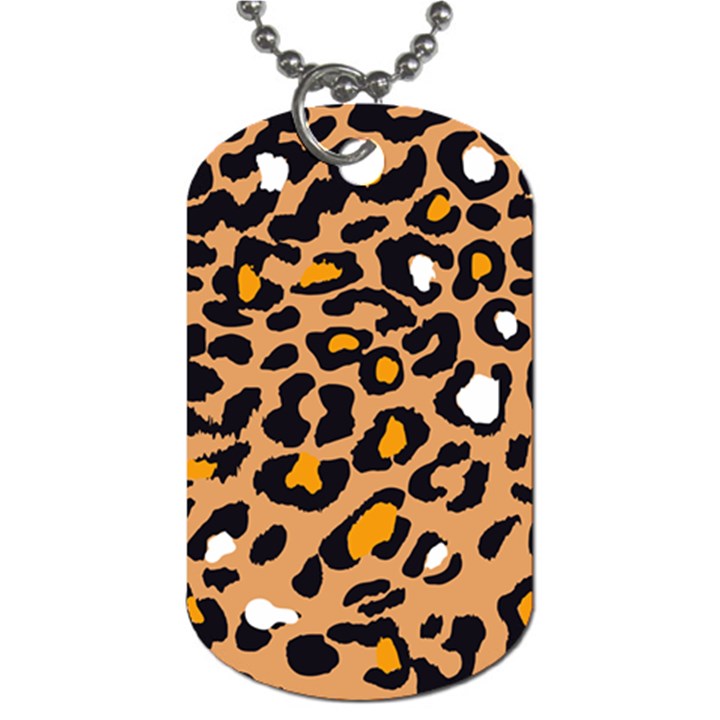 Leopard Jaguar dots Dog Tag (Two Sides)