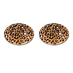 Leopard Jaguar Dots Cufflinks (oval) by ConteMonfrey