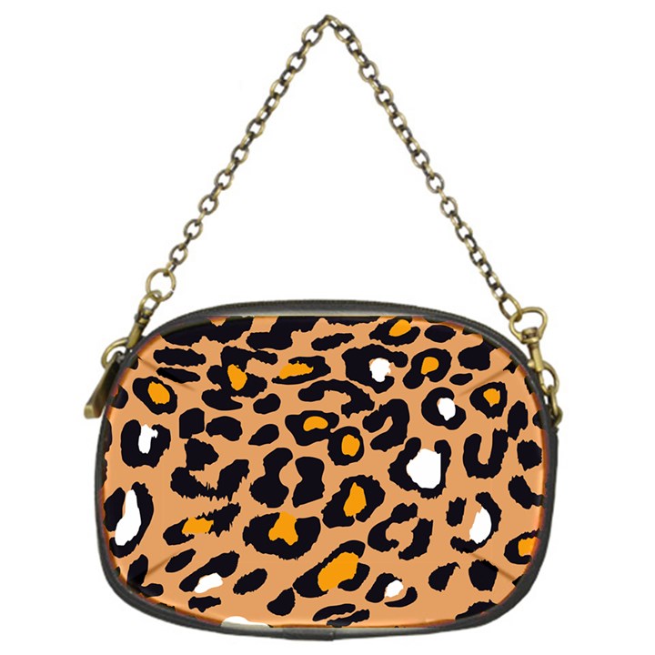 Leopard Jaguar dots Chain Purse (One Side)