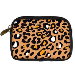 Leopard Jaguar Dots Digital Camera Leather Case by ConteMonfrey