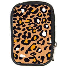 Leopard Jaguar Dots Compact Camera Leather Case by ConteMonfrey