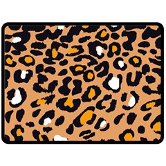 Leopard Jaguar Dots Fleece Blanket (large)  by ConteMonfrey