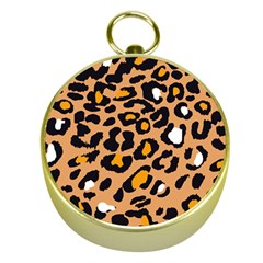 Leopard Jaguar Dots Gold Compasses by ConteMonfrey