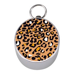 Leopard Jaguar Dots Mini Silver Compasses by ConteMonfrey