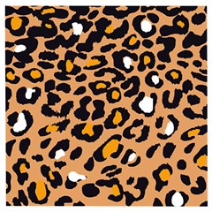 Leopard Jaguar Dots Wooden Puzzle Square