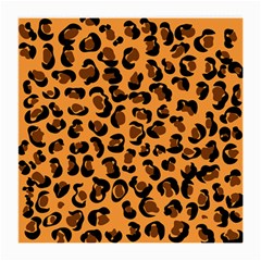 Orange Leopard Jaguar Dots Medium Glasses Cloth by ConteMonfrey