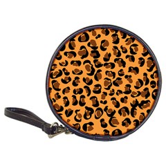 Orange Leopard Jaguar Dots Classic 20-cd Wallets by ConteMonfrey