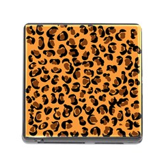 Orange Leopard Jaguar Dots Memory Card Reader (square 5 Slot) by ConteMonfrey