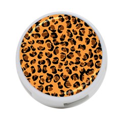 Orange Leopard Jaguar Dots 4-port Usb Hub (one Side) by ConteMonfrey