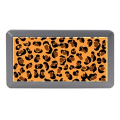 Orange Leopard Jaguar Dots Memory Card Reader (mini) by ConteMonfrey