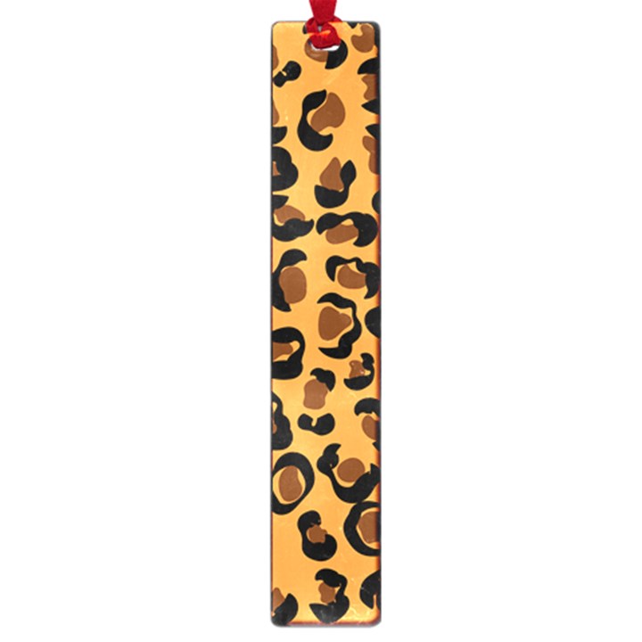 Orange Leopard Jaguar dots Large Book Marks