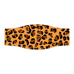 Orange Leopard Jaguar Dots Stretchable Headband by ConteMonfrey