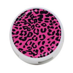 Leopard Print Jaguar Dots Pink Neon 4-port Usb Hub (one Side) by ConteMonfrey