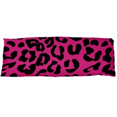 Leopard Print Jaguar Dots Pink Neon Body Pillow Case Dakimakura (two Sides) by ConteMonfrey