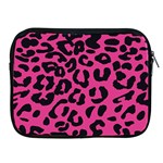 Leopard Print Jaguar dots pink neon Apple iPad 2/3/4 Zipper Cases Front