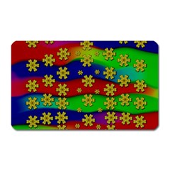 Blooming Stars On The Rainbow So Rare Magnet (rectangular) by pepitasart