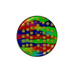 Blooming Stars On The Rainbow So Rare Hat Clip Ball Marker by pepitasart