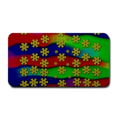 Blooming Stars On The Rainbow So Rare Medium Bar Mats by pepitasart