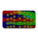 Blooming Stars On The Rainbow So Rare Medium Bar Mats 16 x8.5  Bar Mat