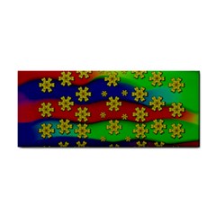 Blooming Stars On The Rainbow So Rare Hand Towel by pepitasart