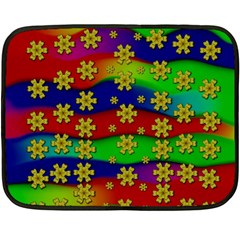 Blooming Stars On The Rainbow So Rare Fleece Blanket (mini) by pepitasart