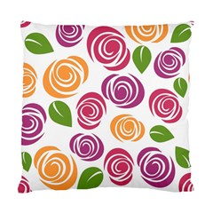 Colorful Seamless Floral, Flowers Pattern Wallpaper Background Standard Cushion Case (one Side) by Amaryn4rt