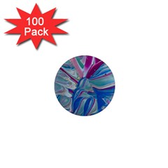 The Painted Shell 1  Mini Magnets (100 Pack)  by kaleidomarblingart