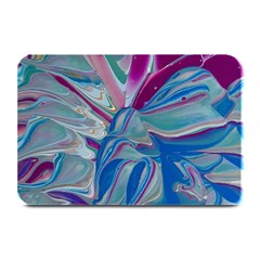 The Painted Shell Plate Mats by kaleidomarblingart