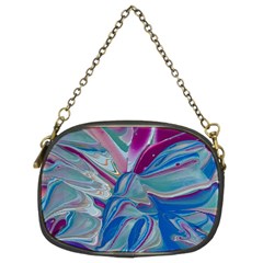 The Painted Shell Chain Purse (two Sides) by kaleidomarblingart