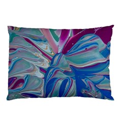 The Painted Shell Pillow Case by kaleidomarblingart