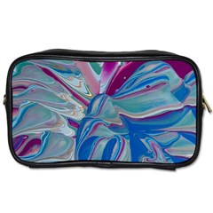 The Painted Shell Toiletries Bag (one Side) by kaleidomarblingart