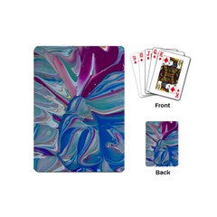 The Painted Shell Playing Cards Single Design (mini) by kaleidomarblingart