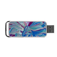 The Painted Shell Portable Usb Flash (two Sides) by kaleidomarblingart