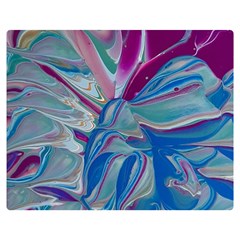 The Painted Shell Double Sided Flano Blanket (medium)  by kaleidomarblingart