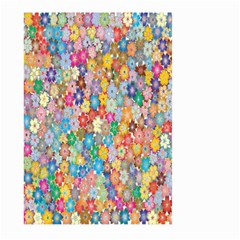 Floral Flowers Large Garden Flag (two Sides) by artworkshop