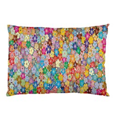 Floral Flowers Pillow Case by artworkshop