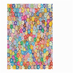 Floral Flowers Small Garden Flag (two Sides) by artworkshop