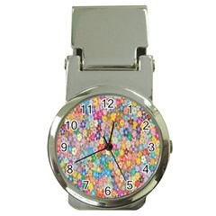 Floral Flowers Money Clip Watches by artworkshop