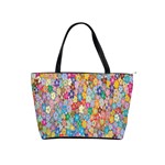 Floral Flowers Classic Shoulder Handbag Front