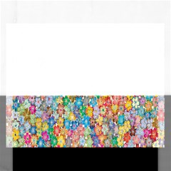 Floral Flowers Rectangular Jigsaw Puzzl by artworkshop